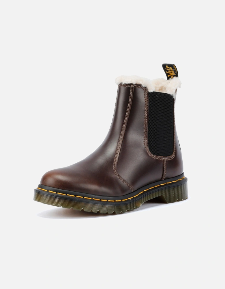 Dr. Martens Winterised 2976 Leonore Leather Women's Brown Boots