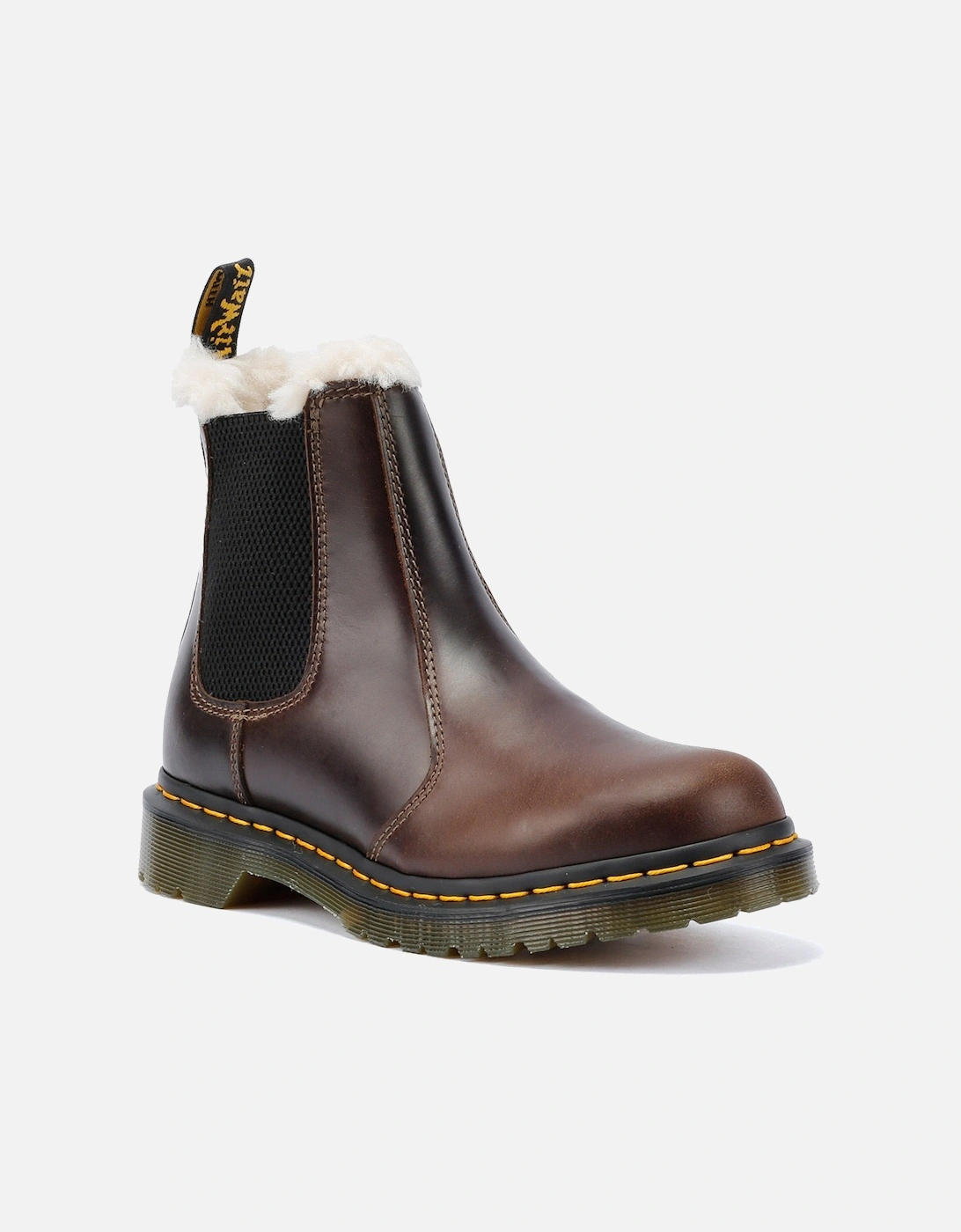 Dr. Martens 2976 Leonore Leather Women's Brown Boots