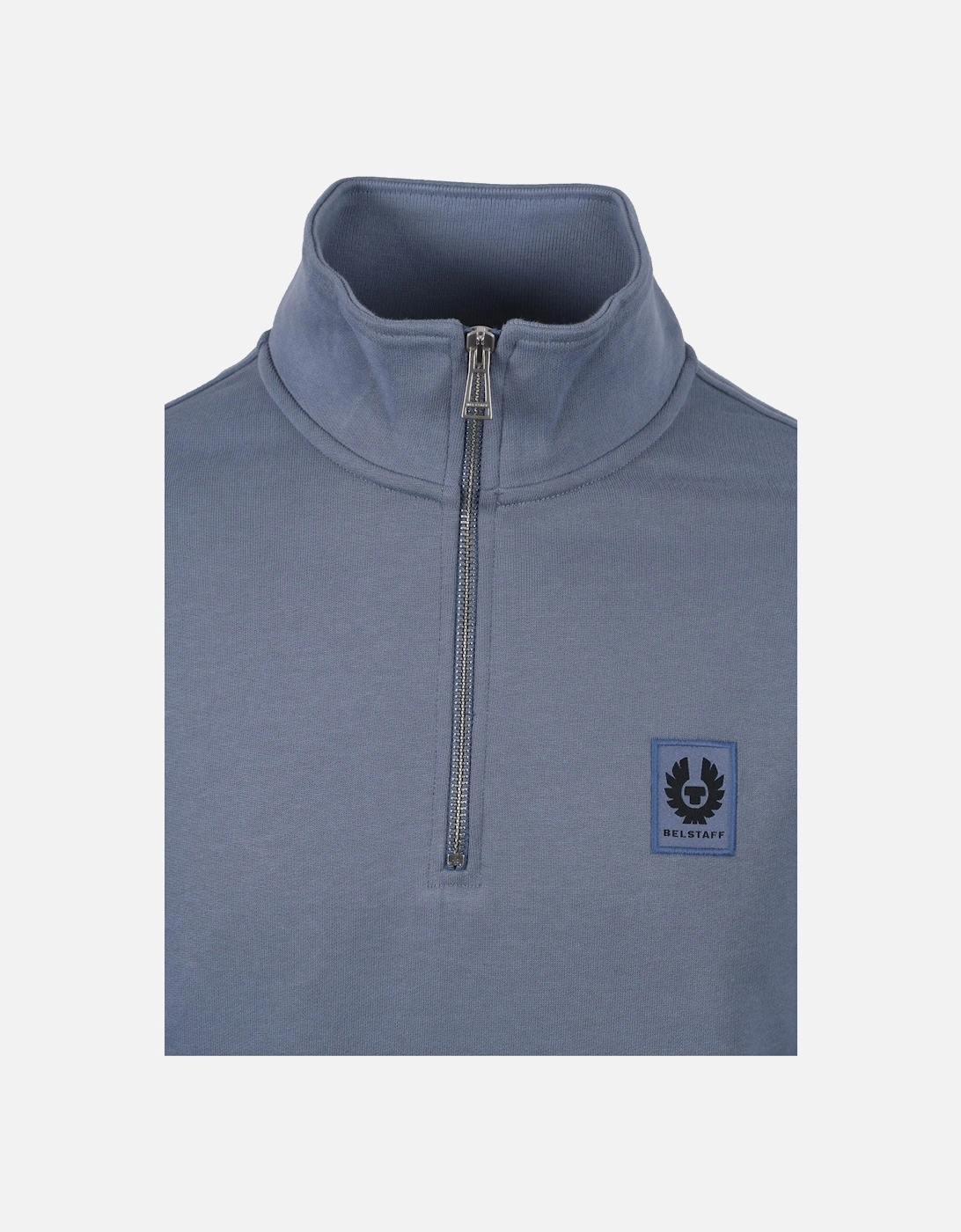 Half Zip Knitwear Blue Flint