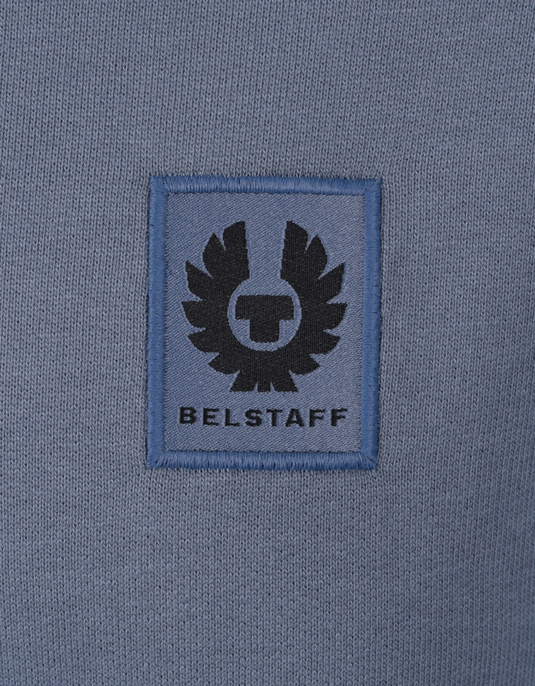 Half Zip Knitwear Blue Flint