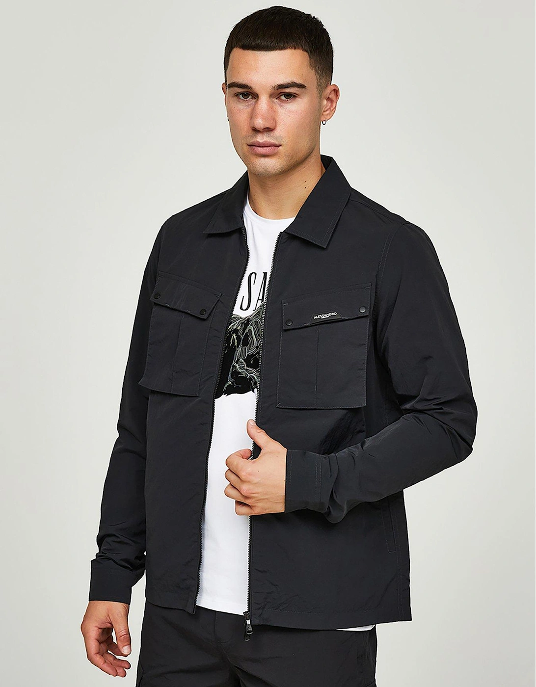 Fiorenzo Overshirt - Black