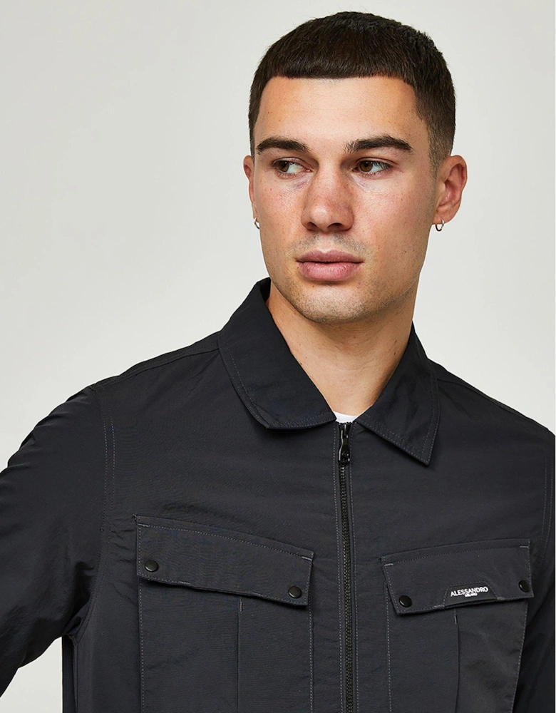 Fiorenzo Overshirt - Black