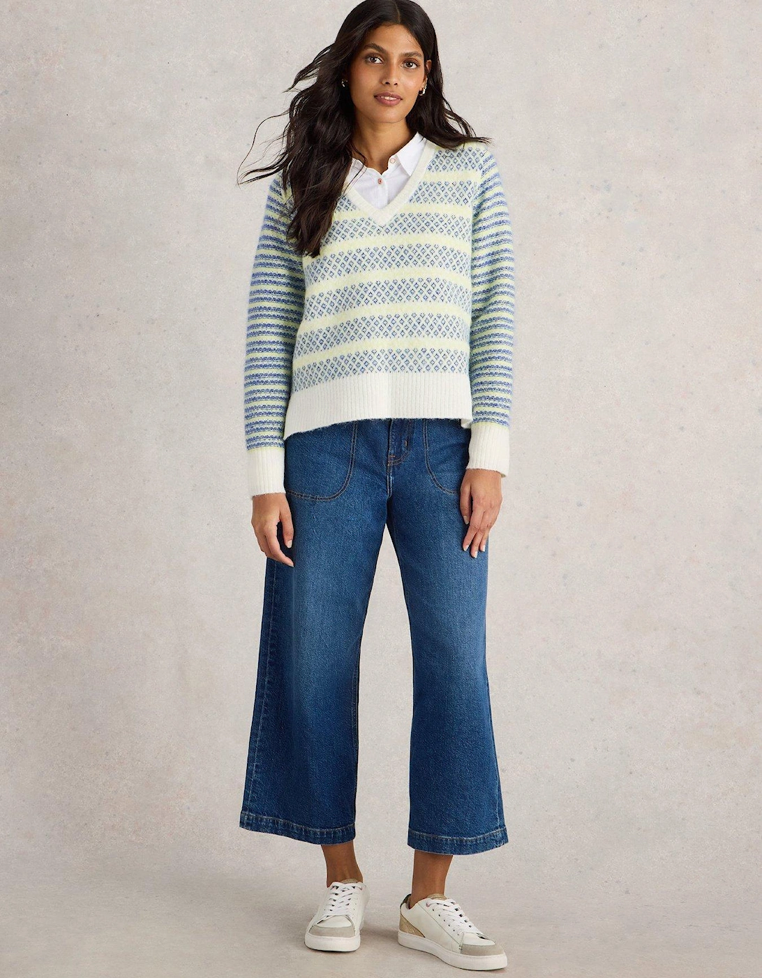 Sammy Stripe Jumper - Blue, 2 of 1