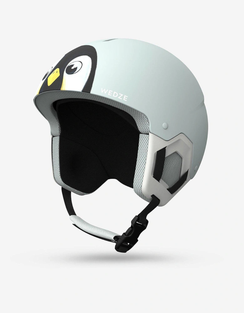 Kids' 500 Ski Helmet - Blue Penguin