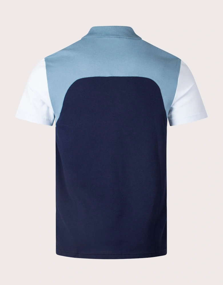 Colour-Block Polo Shirt