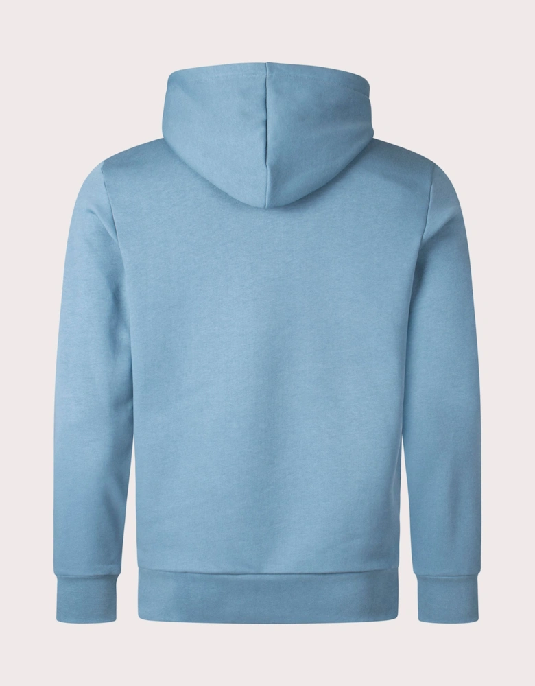 Relaxed Fit Brushed Cotton Fleece Hoodie