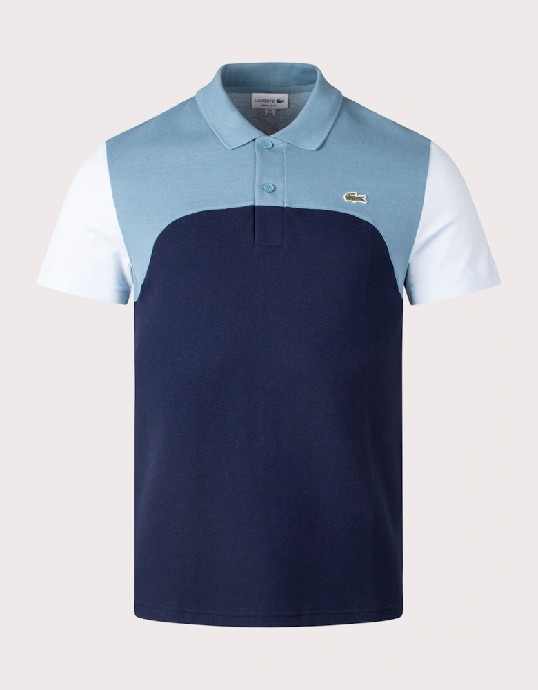 Colour-Block Polo Shirt