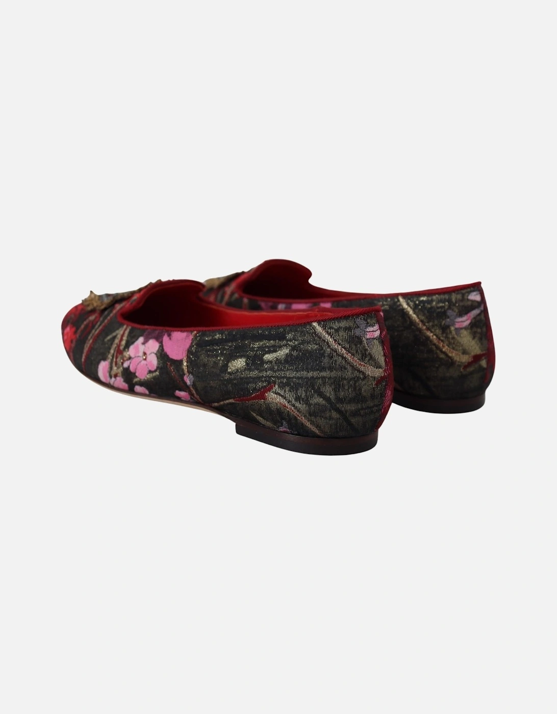 Sacred Heart Patch Flat Shoes by Women - Multicolor