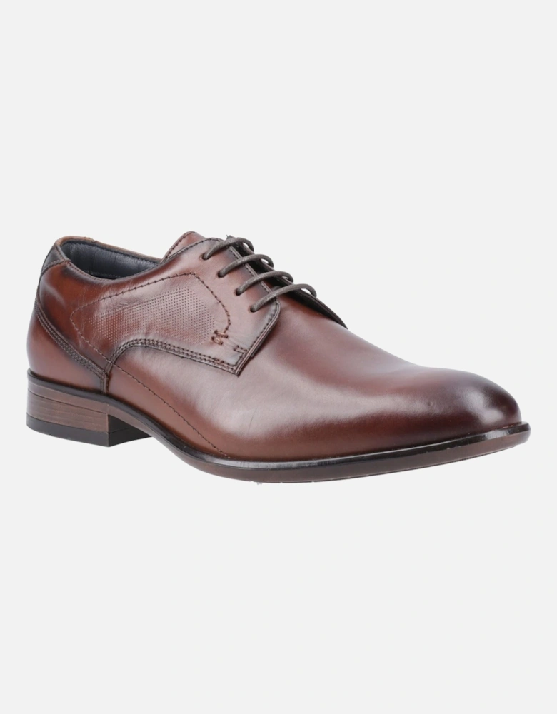 Carl Leather Men's Cognac Lace-Up Shoes