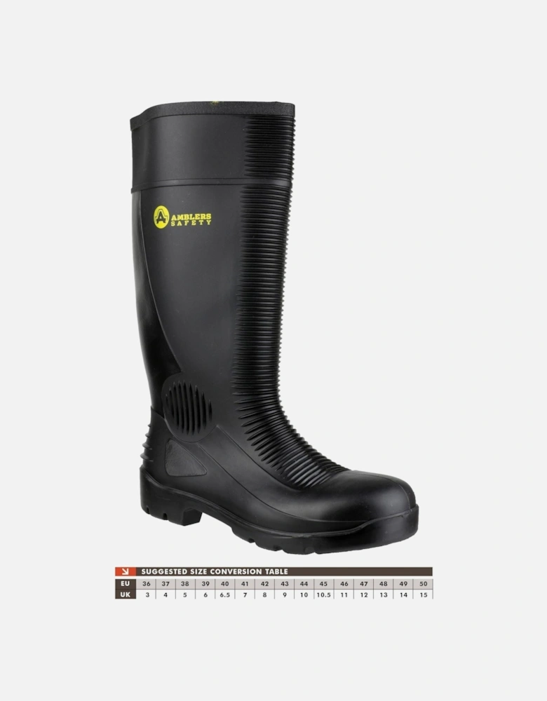 model FS100 Construction Safety Wellington Male in Black