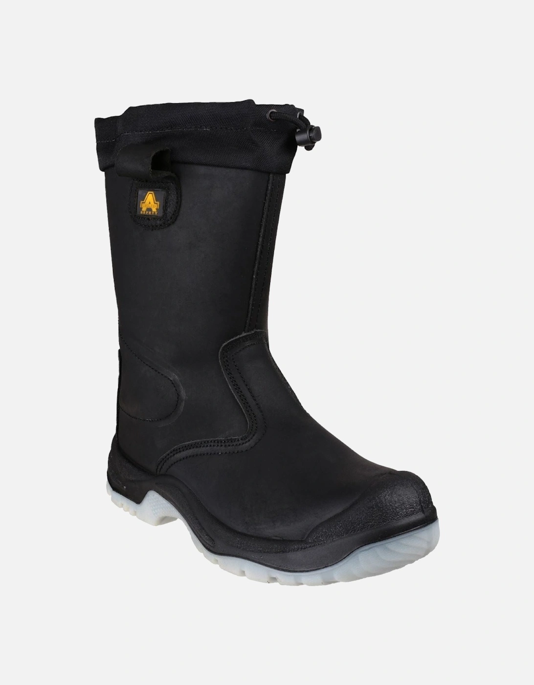 FS209 Leather Black Safety Boots