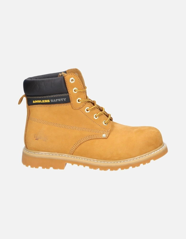 model FS7 Goodyear Welted Safety Boot Male in Honey