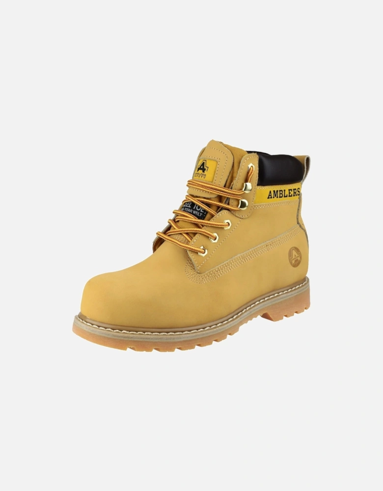 model FS7 Goodyear Welted Safety Boot Male in Honey