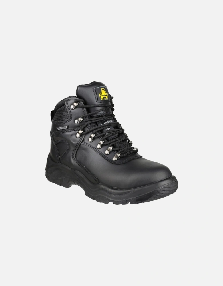 FS218 Leather Black Safety Boots