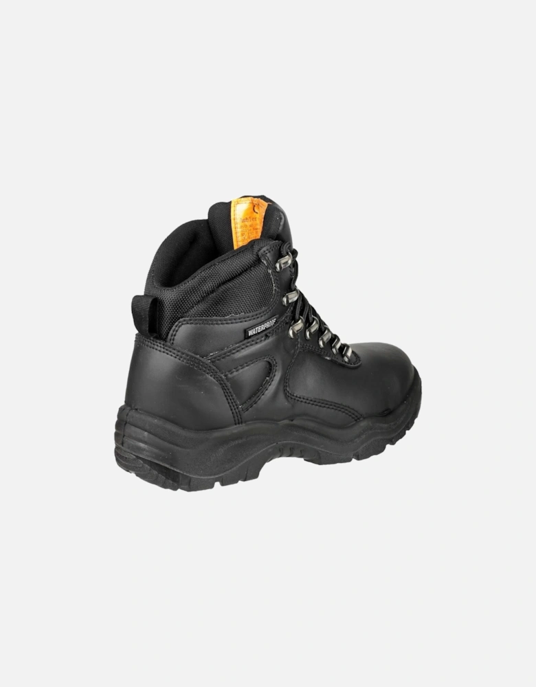 FS218 Leather Black Safety Boots