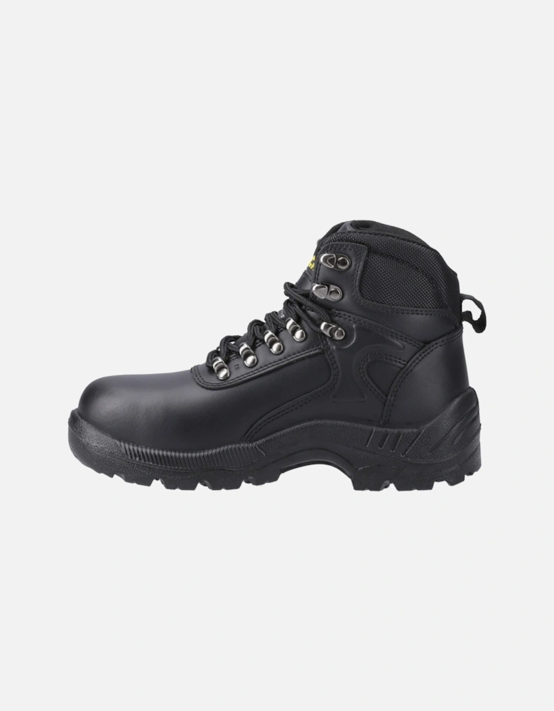 FS218 Leather Black Safety Boots