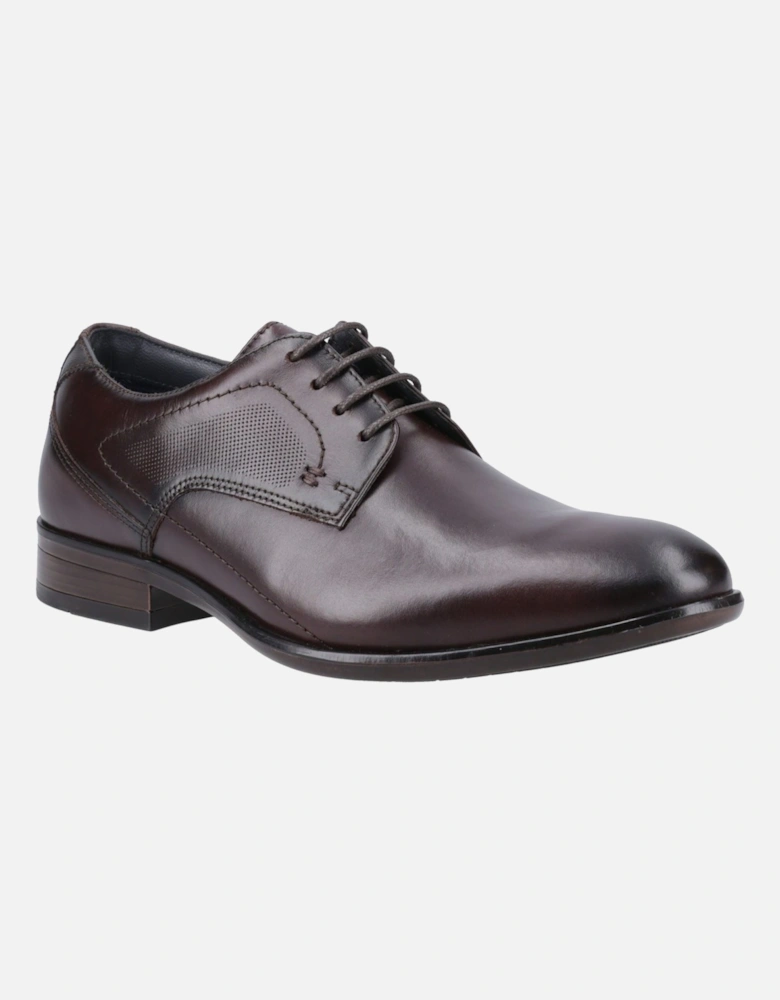 Carl Leather Men's Chestnut Lace-Up Shoes