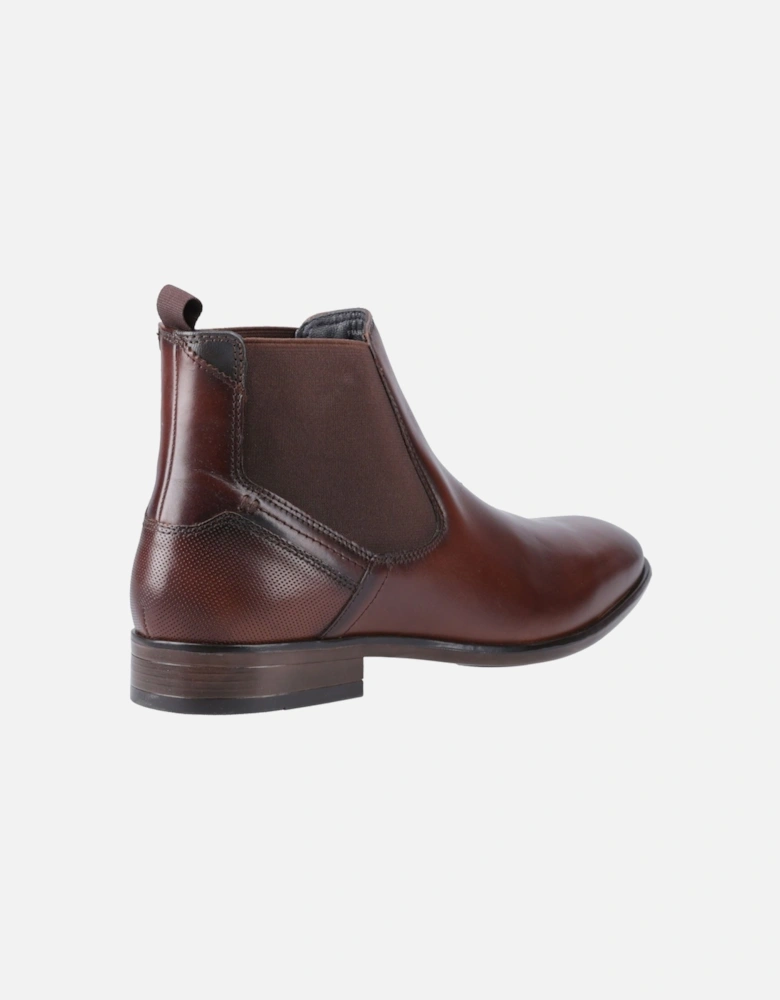 model Frank Chelsea Boot Male in Cognac