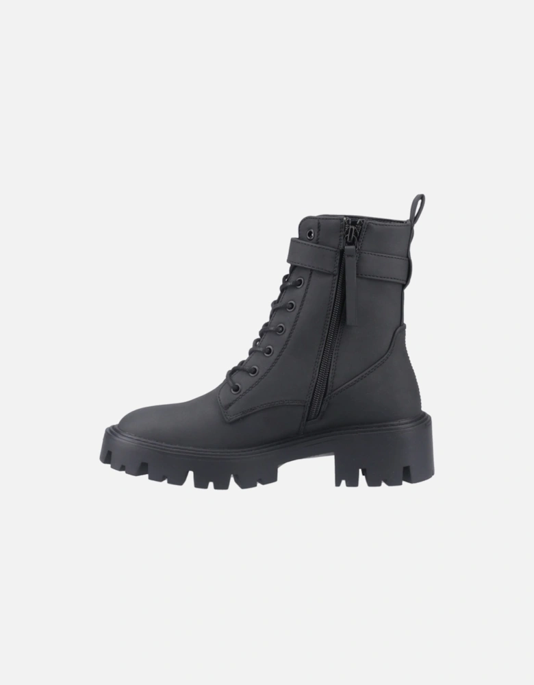 Betty-8 Polyurethane Women's Black Boots