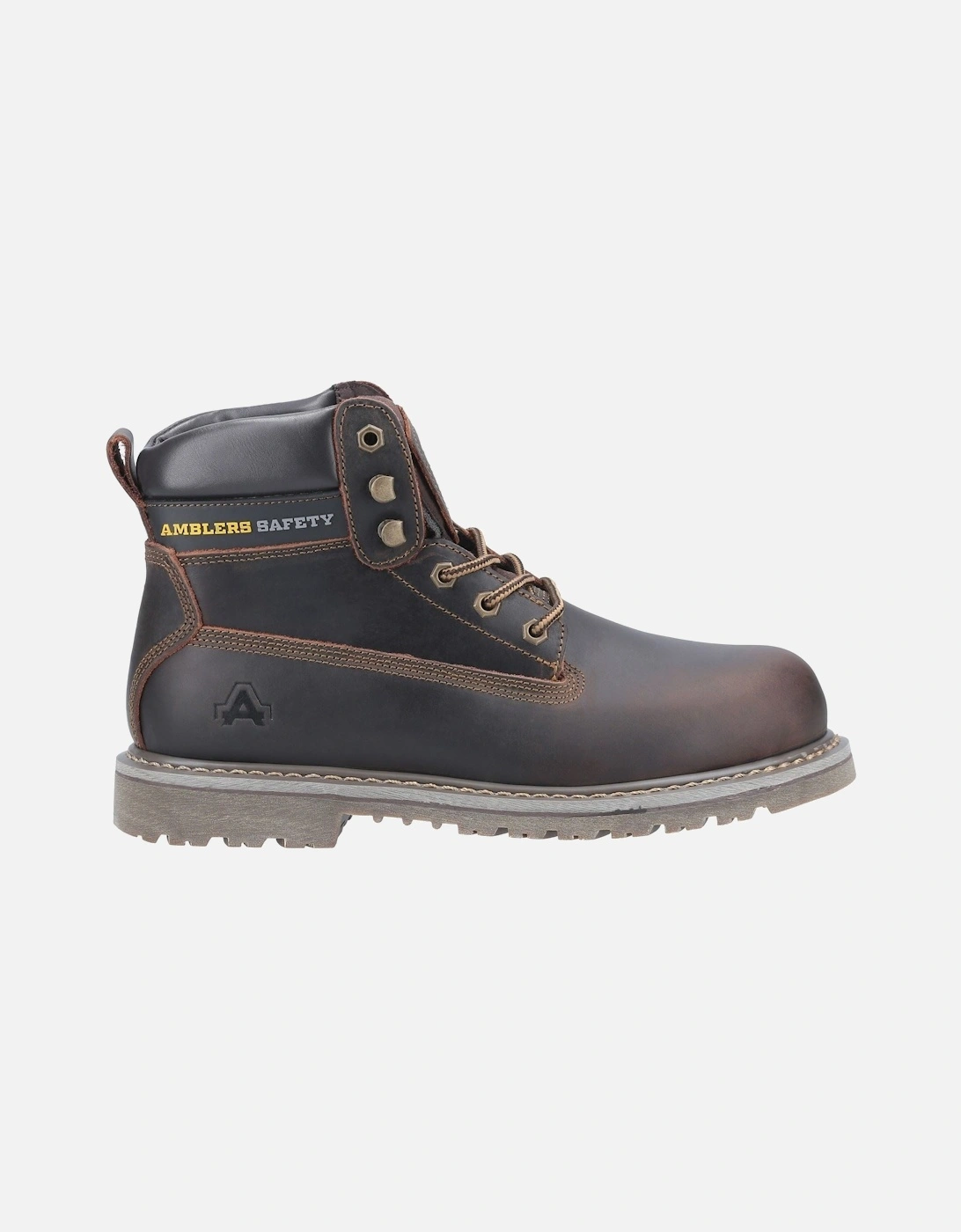 FS164 Leather Brown Safety Boots