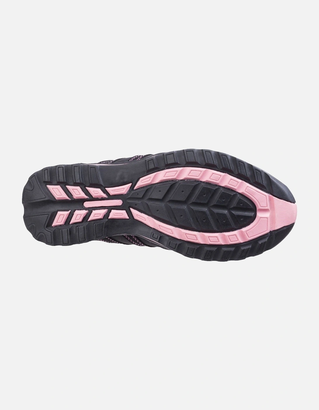 FS47 Leather Women's Black/Pink Safety Trainers