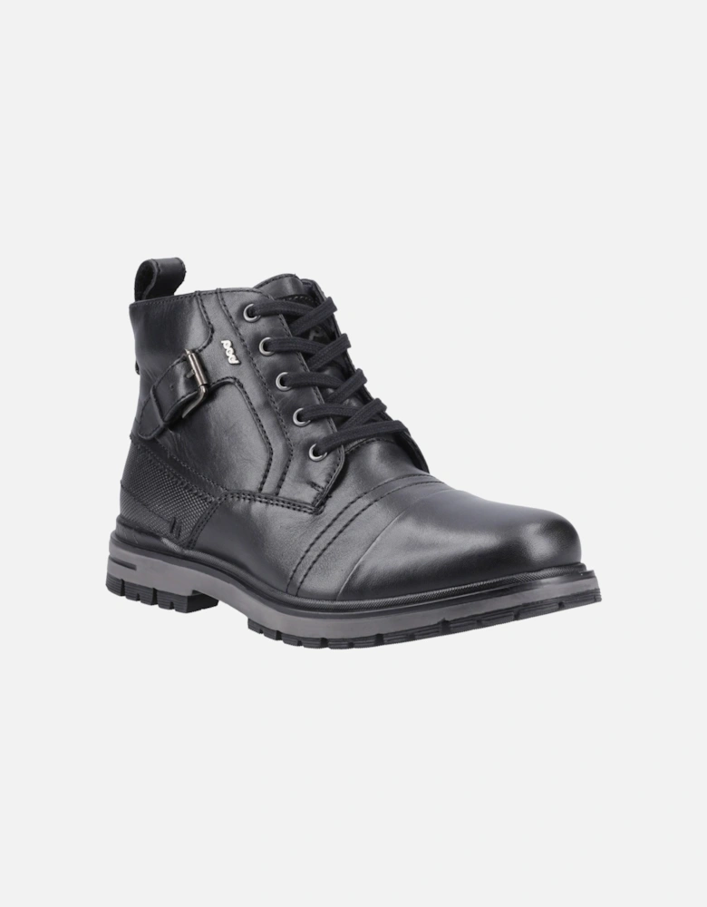 Eros Leather Men's Black Boots