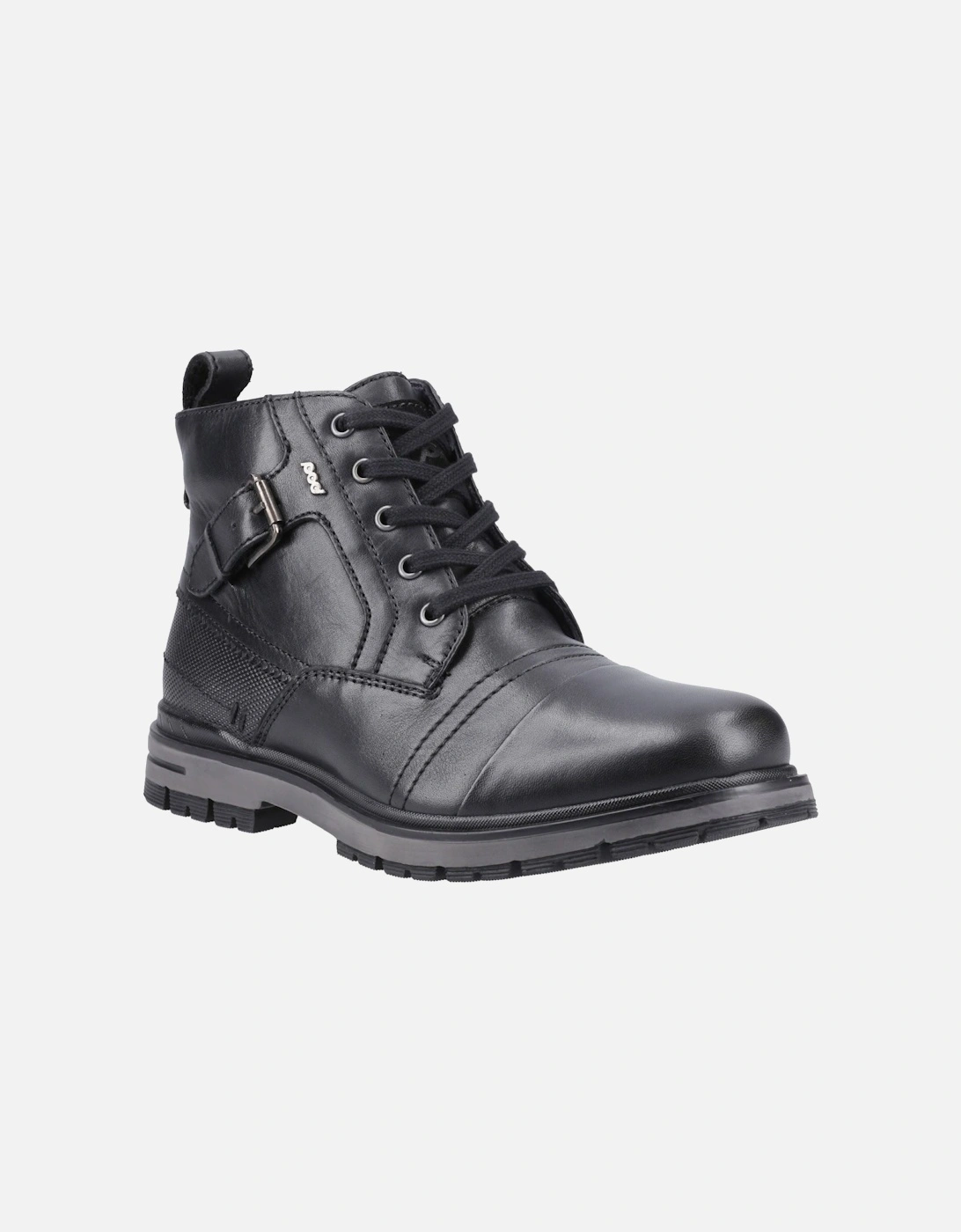 Eros Leather Men's Black Boots, 6 of 5