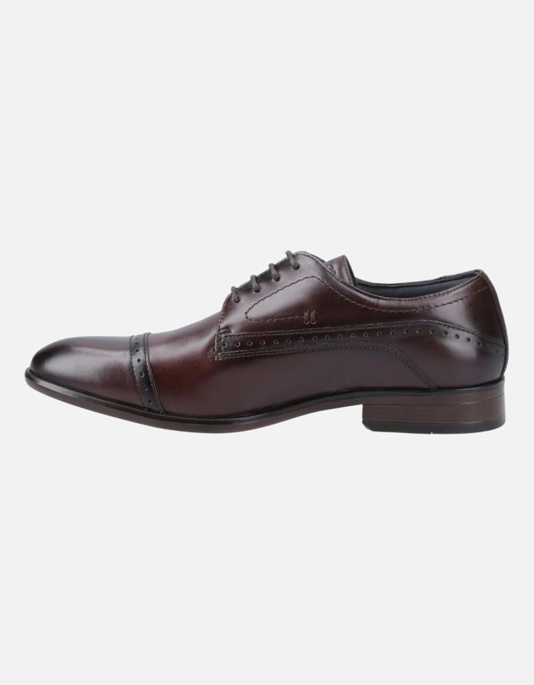 Ralph Leather Men's Chestnut Oxford Shoes