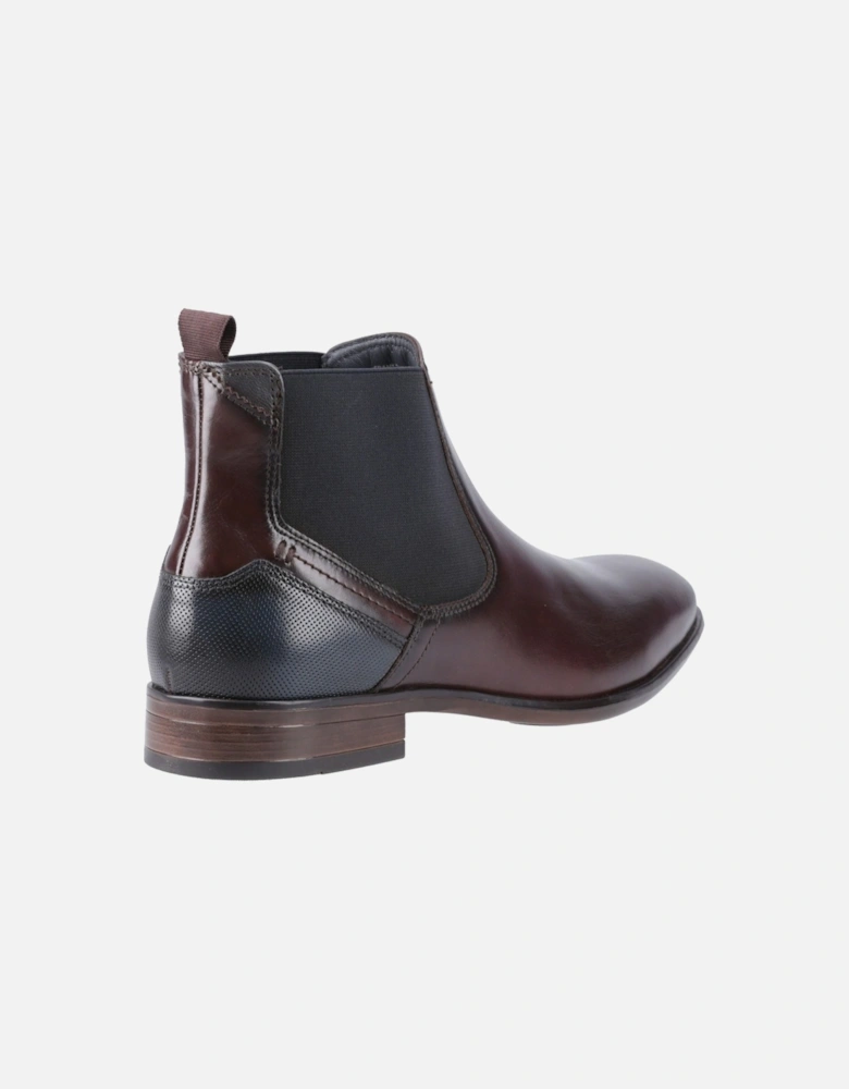 model Frank Chelsea Boot Male in Chestnut