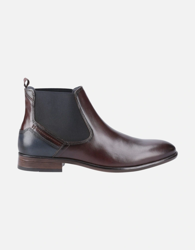 model Frank Chelsea Boot Male in Chestnut