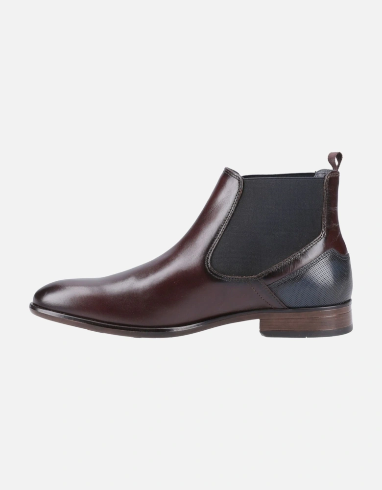 Frank Leather/Textile Men's Chestnut Boots