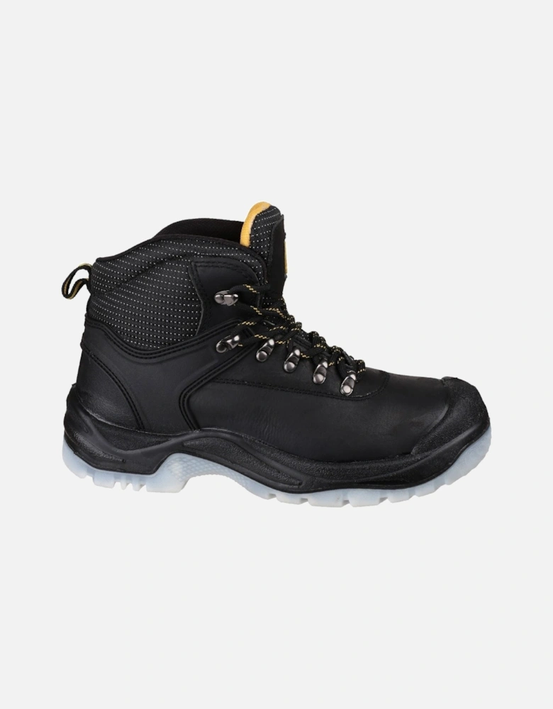 FS199 Leather Black Safety Boots