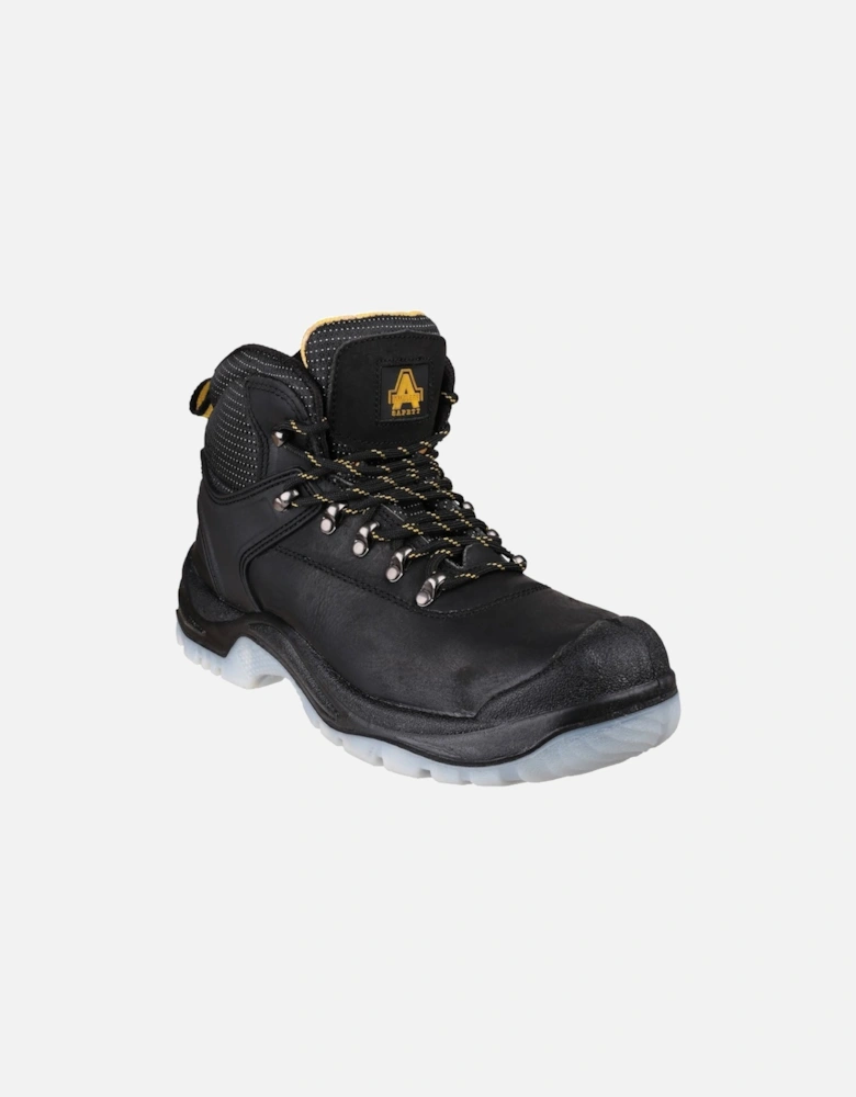 FS199 Leather Black Safety Boots