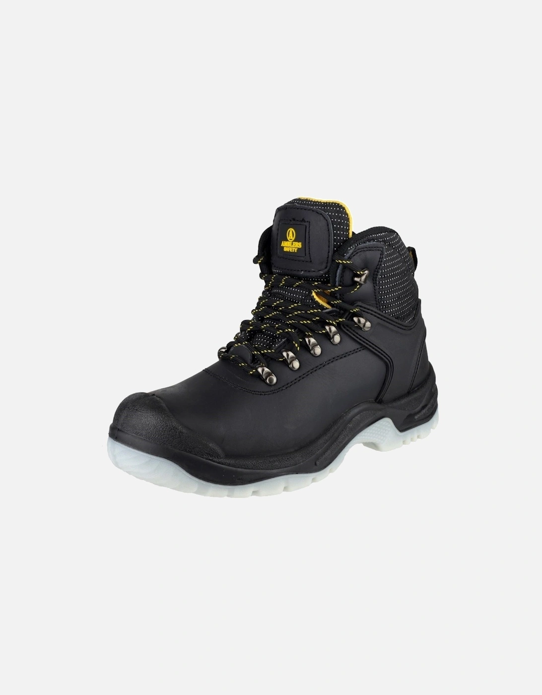 FS199 Leather Black Safety Boots