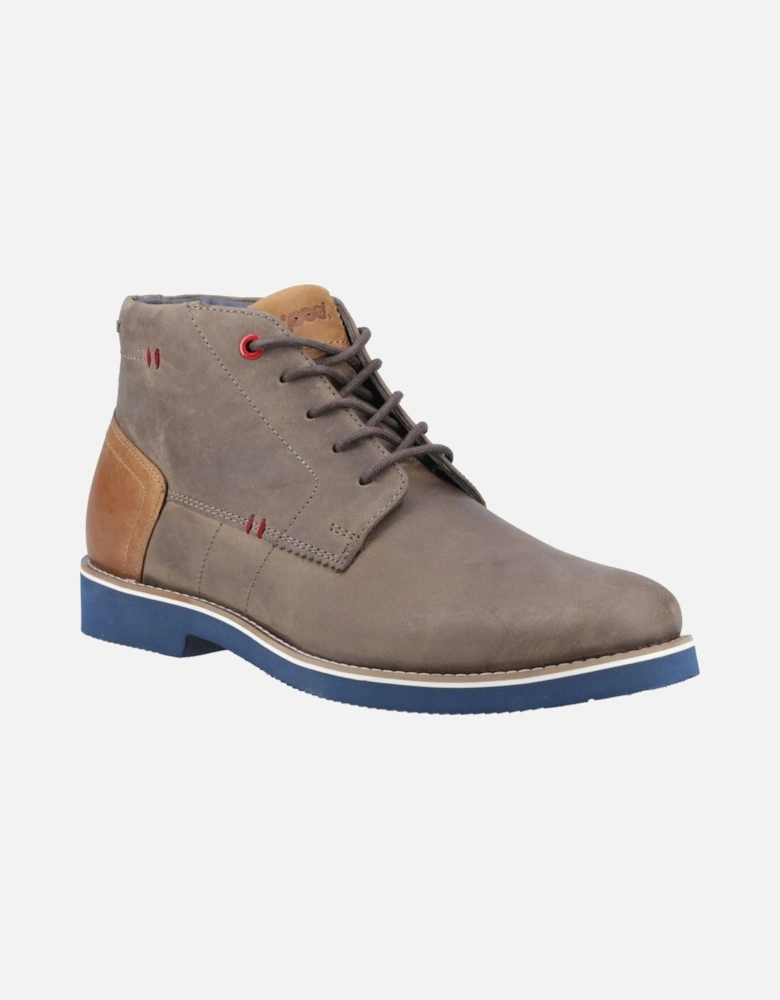 Aries Leather Men's Grey Boots