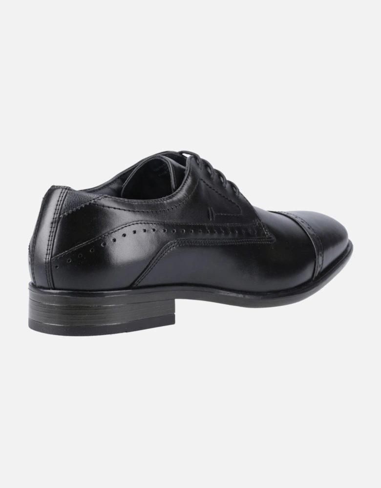 Ralph Leather Men's Black Oxford Shoes