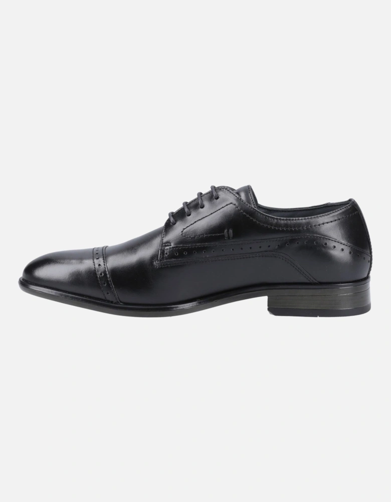 Ralph Leather Men's Black Oxford Shoes