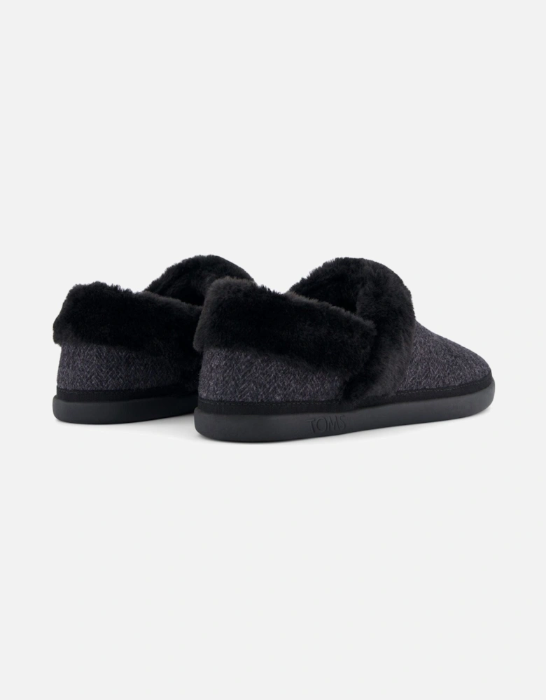 Oslo Polyester Women's Black Slippers