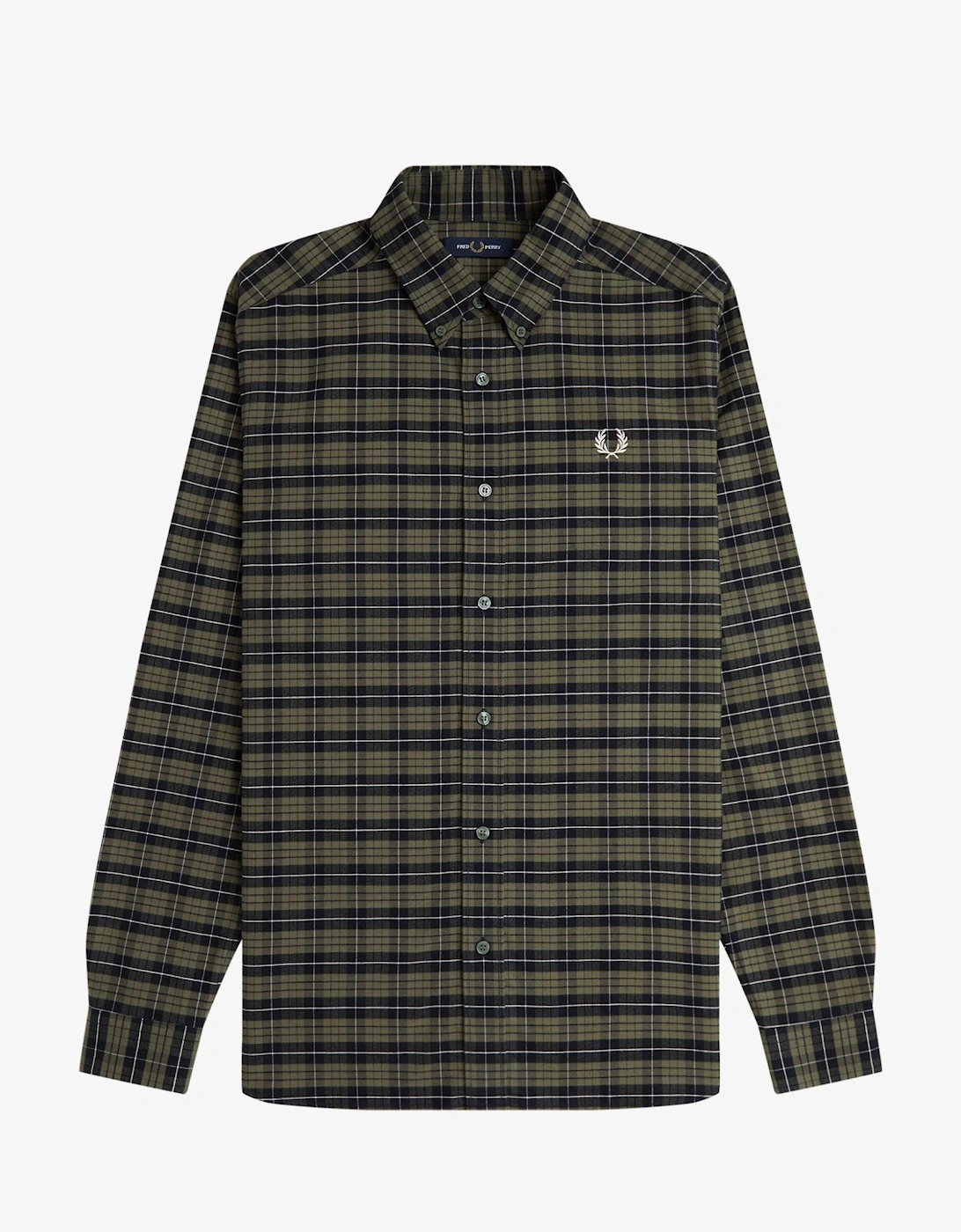 M8714 Brushed Cotton Oxford Shirt Laurel Wreath Green, 7 of 6