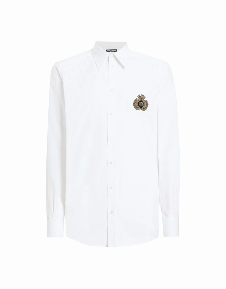 Crest Cotton Shirt White