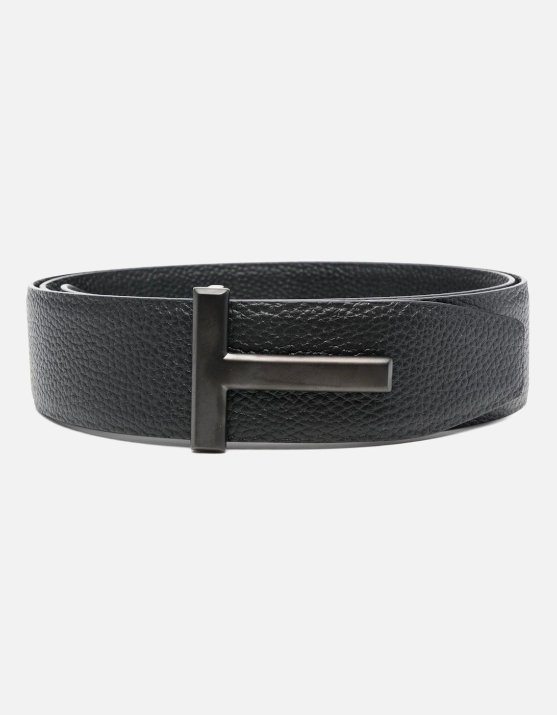 Reversible Leather T Belt 40MM Black, 3 of 2