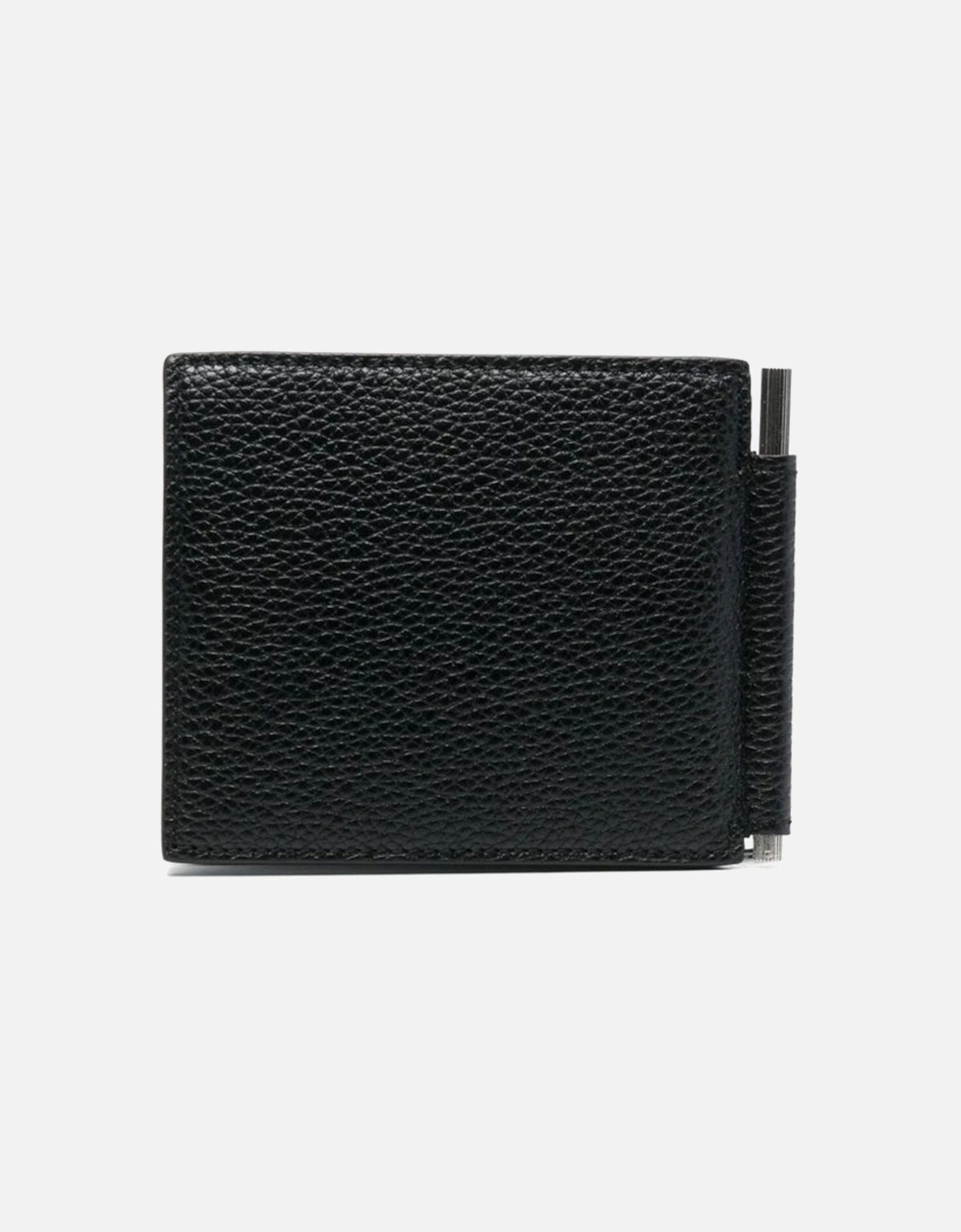 Soft Grain T Line Money Clip Wallet Black