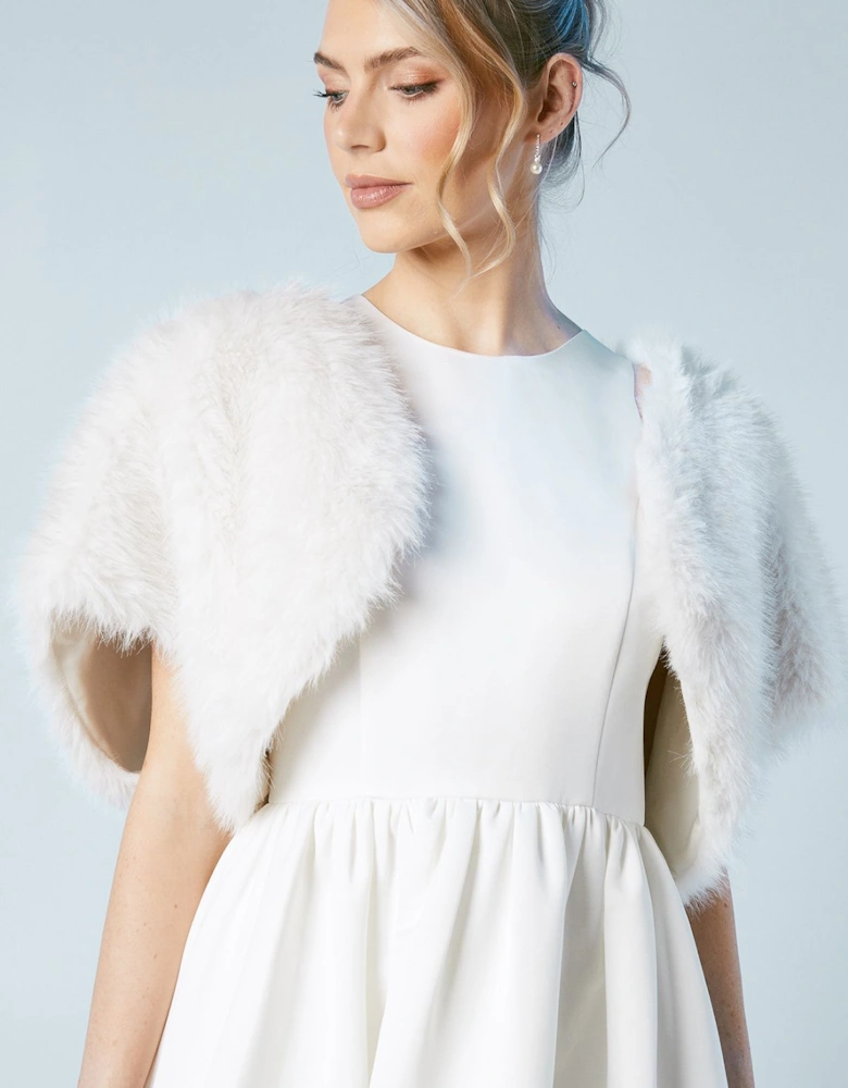 Faux Fur Shrug