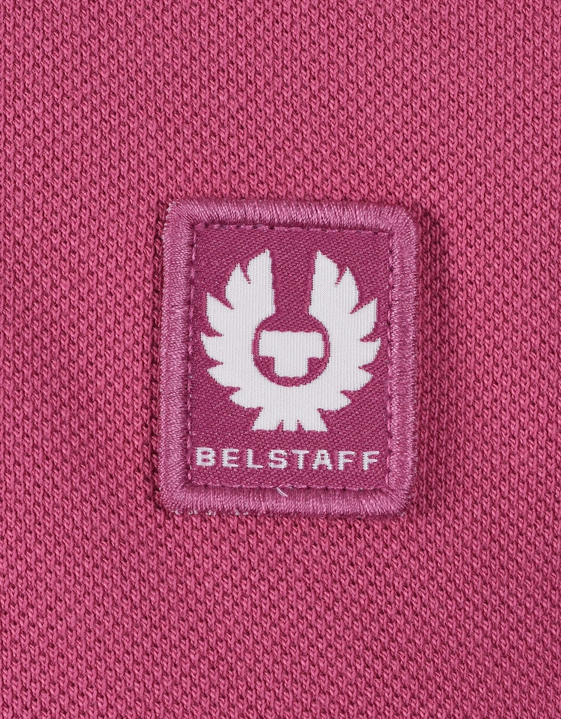 Tipped Polo Shirt Magenta