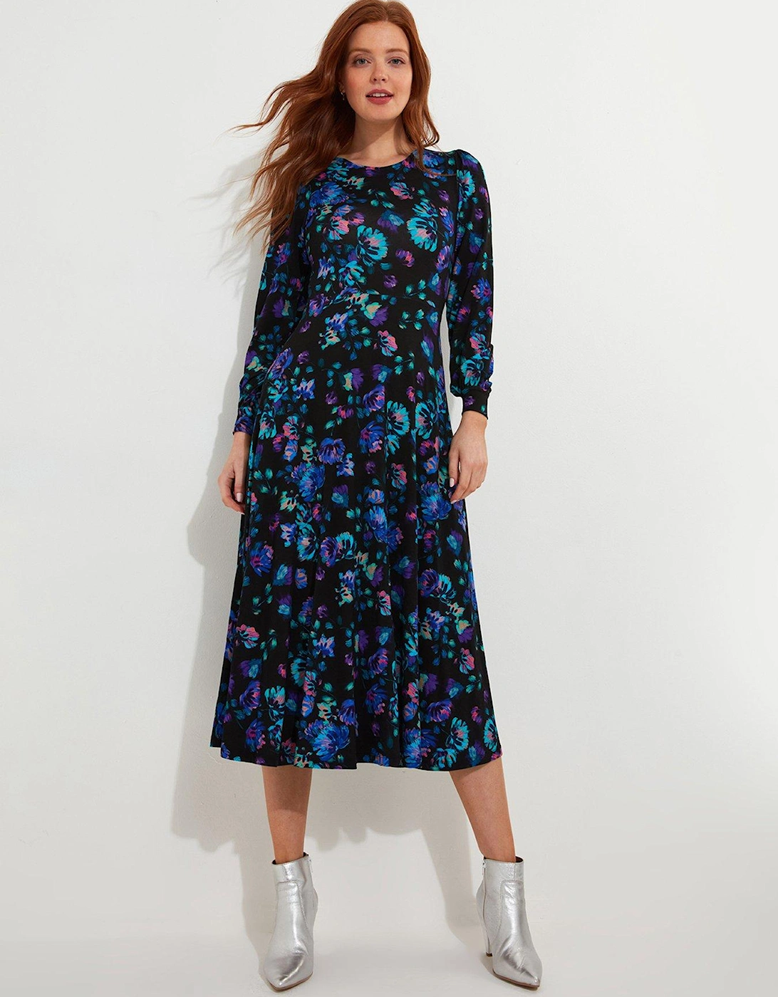 Melissa Jersey Dress -blue