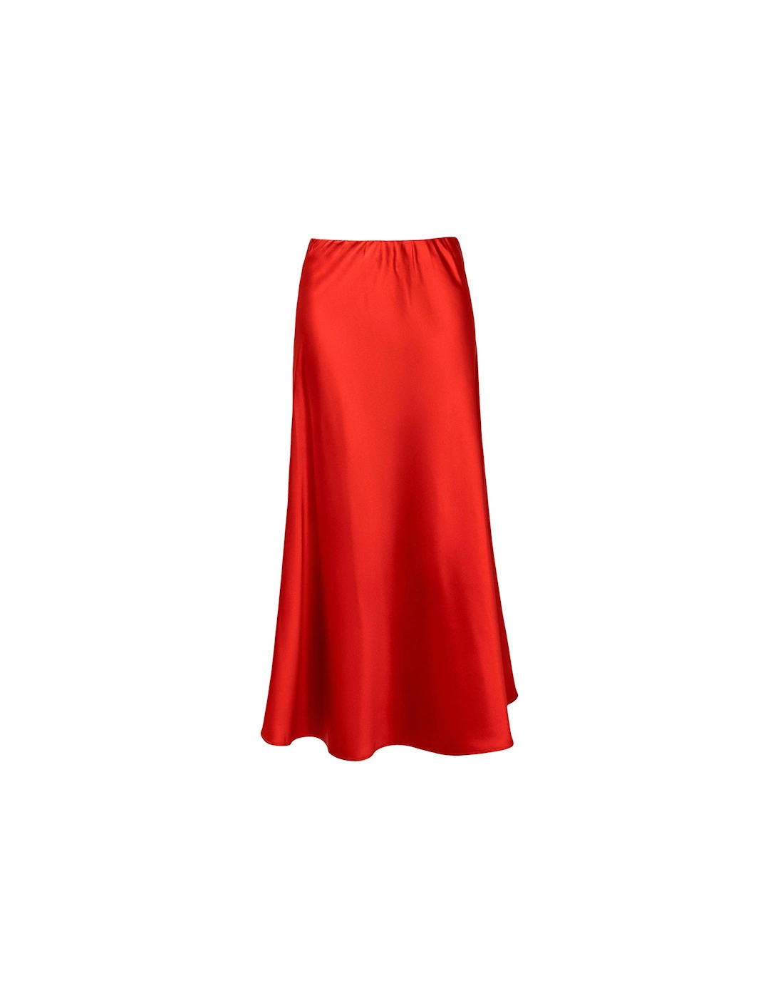 Satin Skirt - Orange