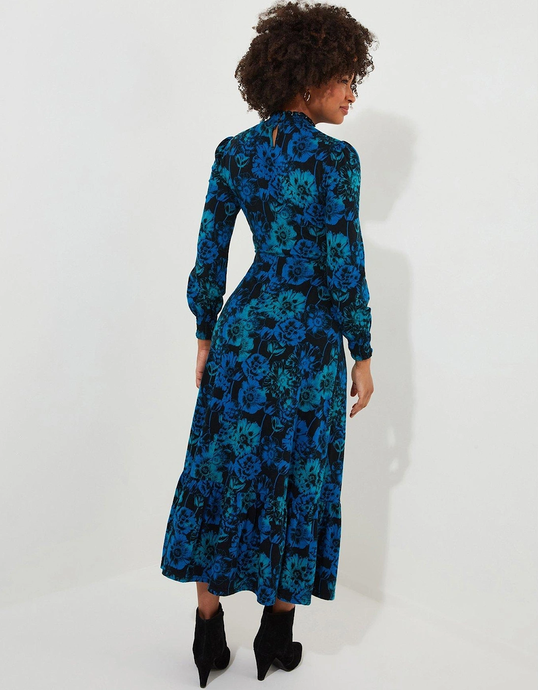 Ophelia Jersey Dress - Blue