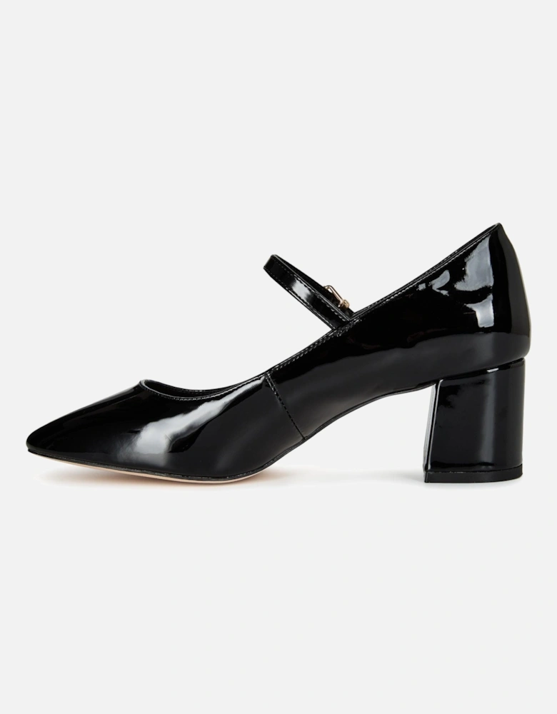 Ascented Mary Jane Block Heels