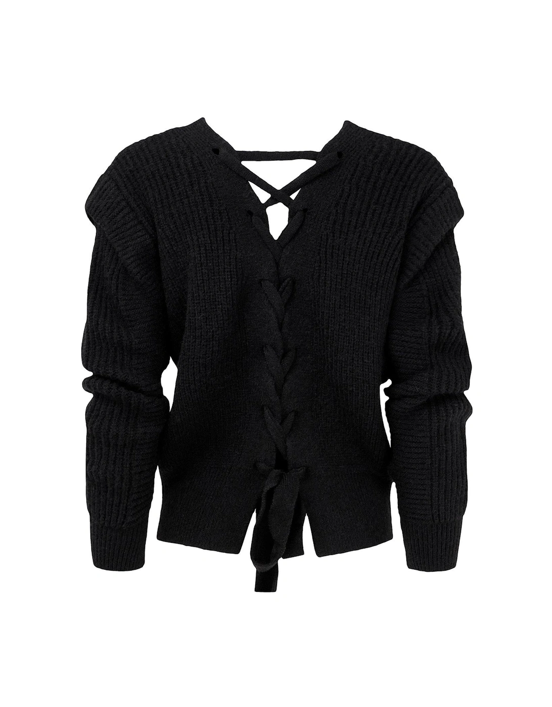 Lace Up Cardigan