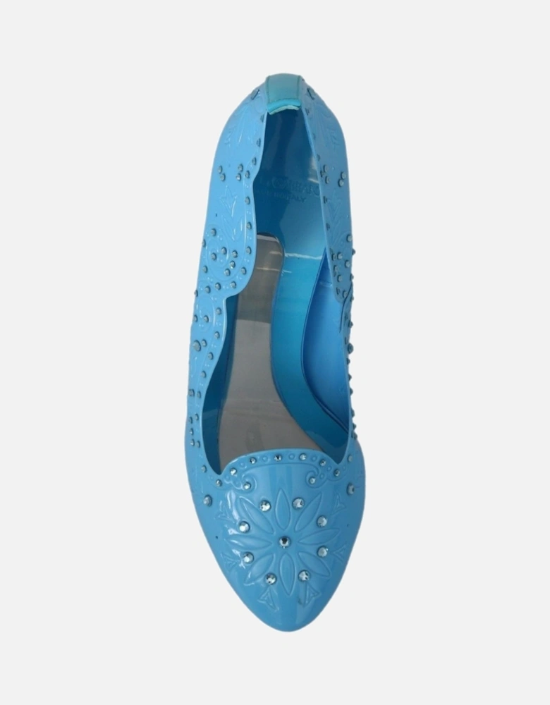 Dolce Gabbana Floral Pumps Light Blue Women